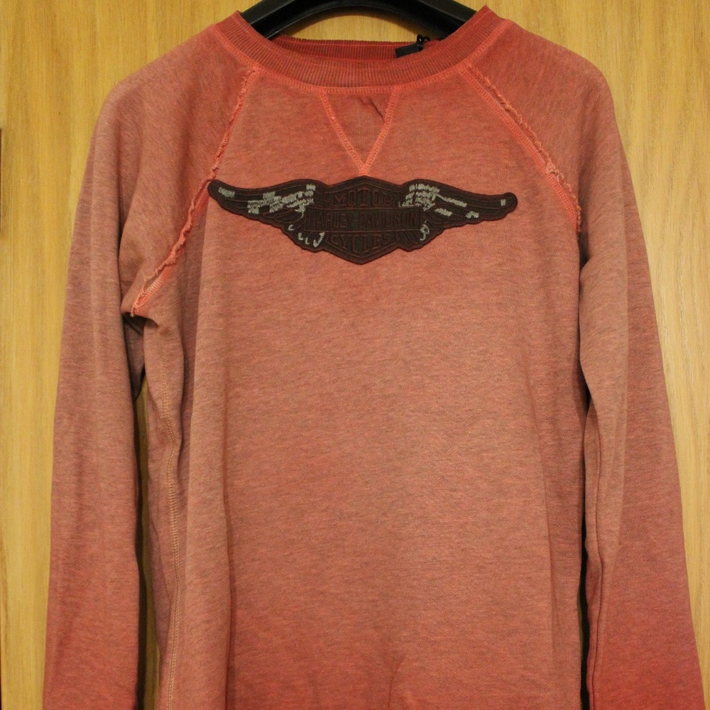 Harley-Davidson Women's Wing B&S Logo Raglan Pull